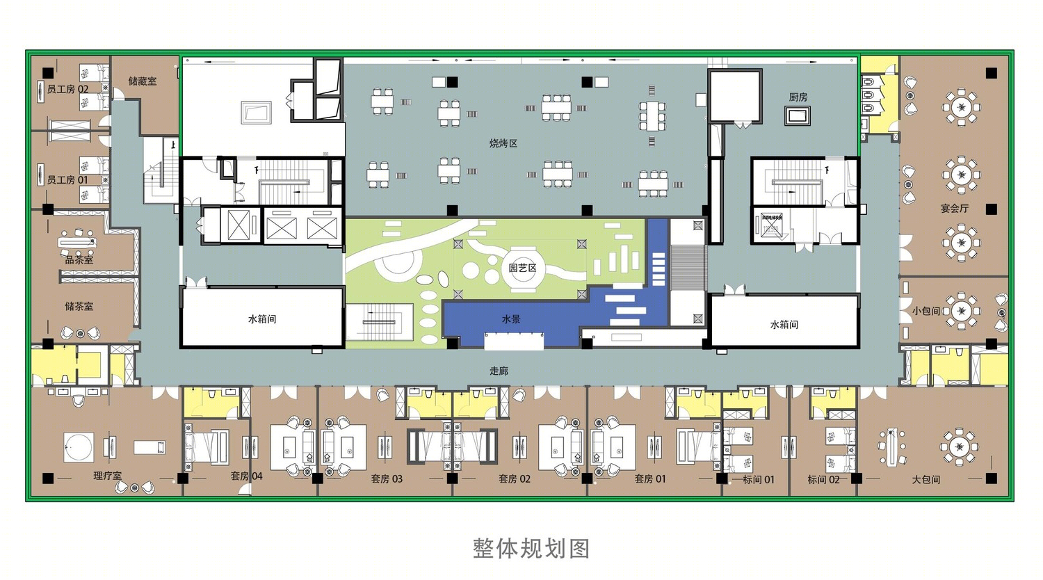 墅创国际设计机构 | 云端四合院 | 顶层私人会所-43