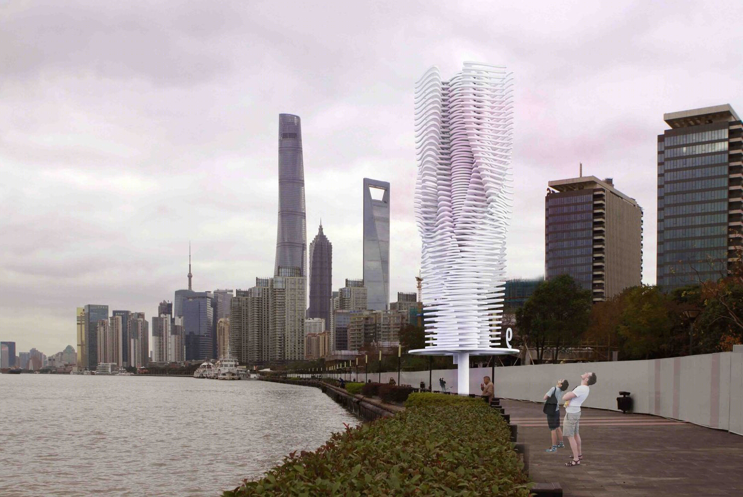 上海浦东灯塔景观-17