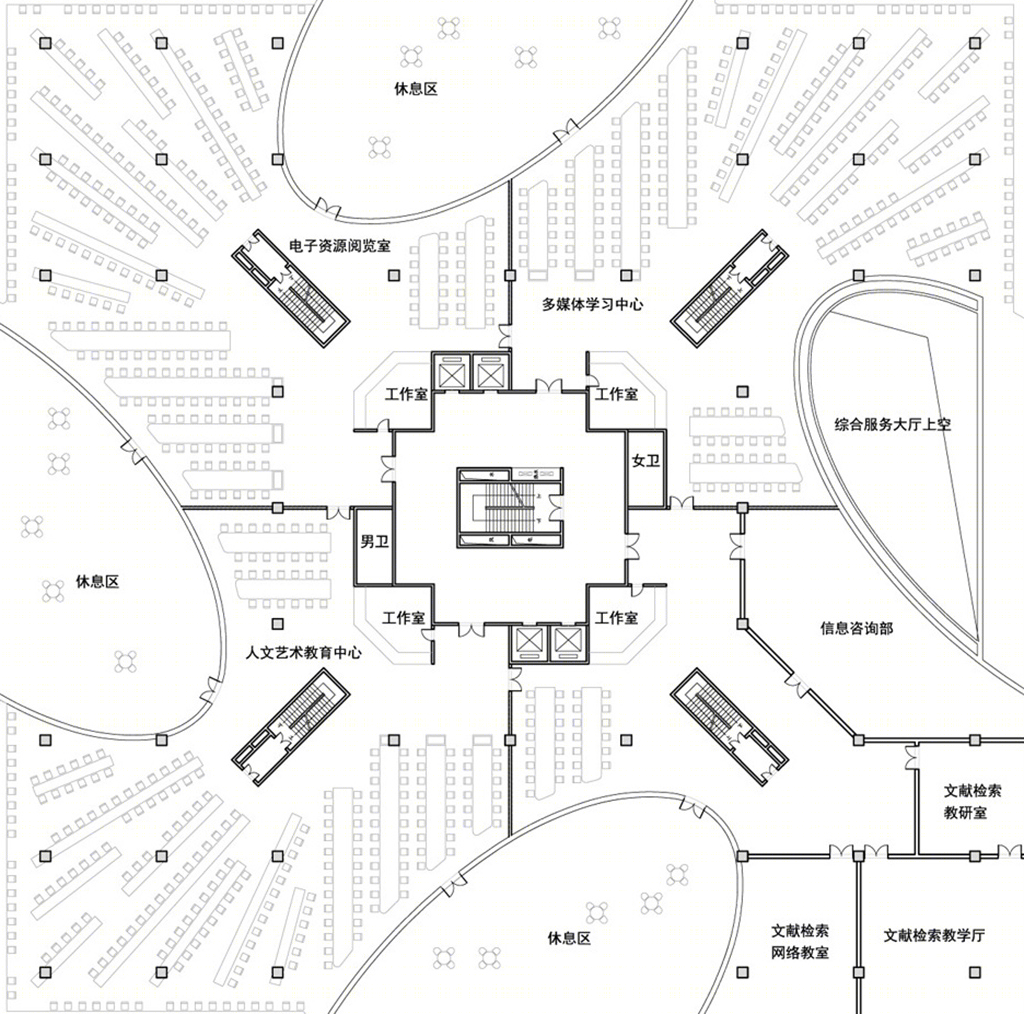 湖北工业大学图书馆-7