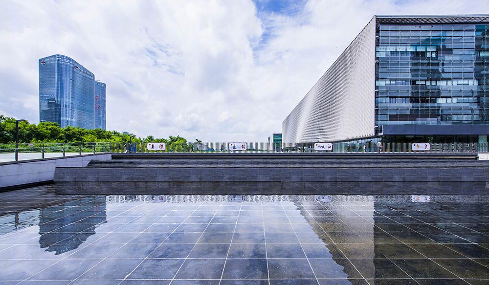 深圳宝安图书馆绿色海浪景观设计-4