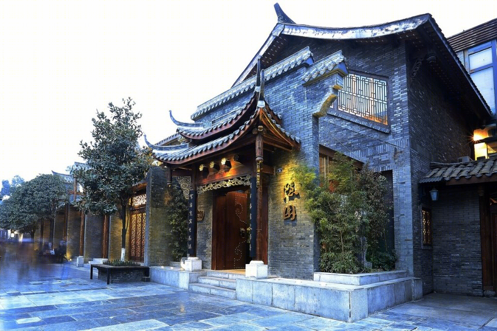 成都宽窄巷子街区景观-13