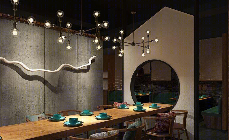 中秋万达店主题餐厅设计-6