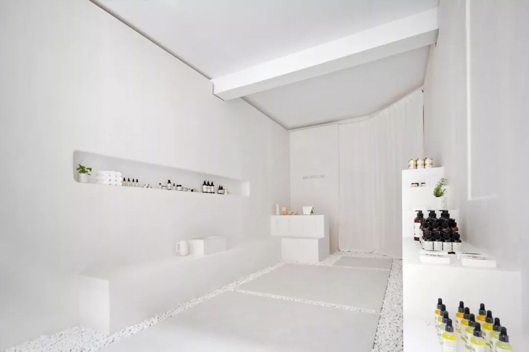 纽约 33㎡纯白男士美容品牌店,慢生活地中海美学空间-7