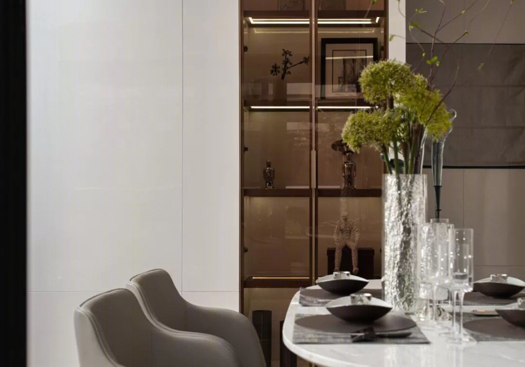 重庆北碚现代家居 | 醇厚空间,演绎温情与柔媚-21