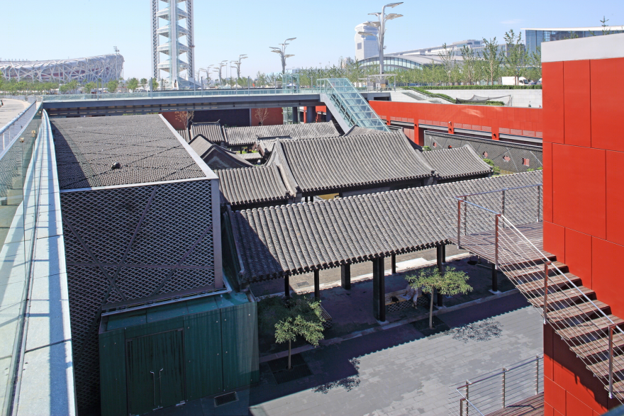北京奥林匹克下沉花园 · “瓦院”传统与现代的完美融合-7