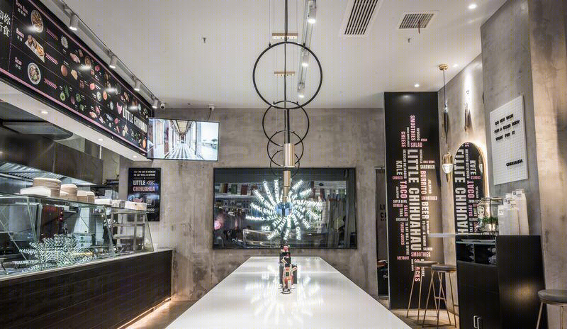 武汉网红快餐店，工业风混搭轻食主义-14