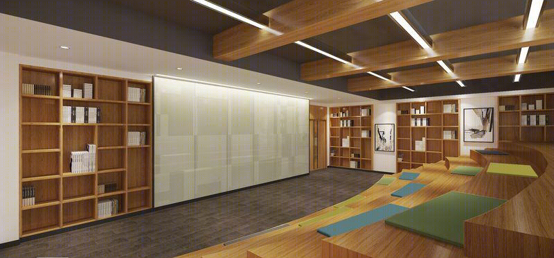 新红阳绿色生态办公室，顶层露台园林休闲设计-26