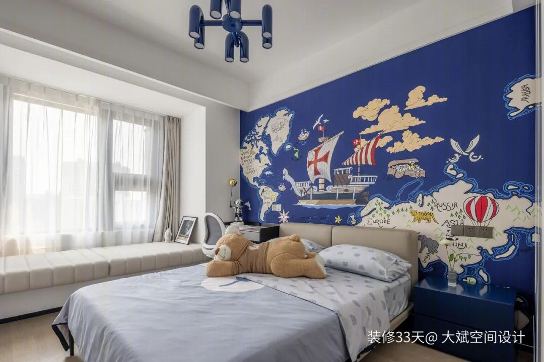 艺术与自然融合的现代简约四室丨中国苏州丨大斌空间设计(苏州)-29