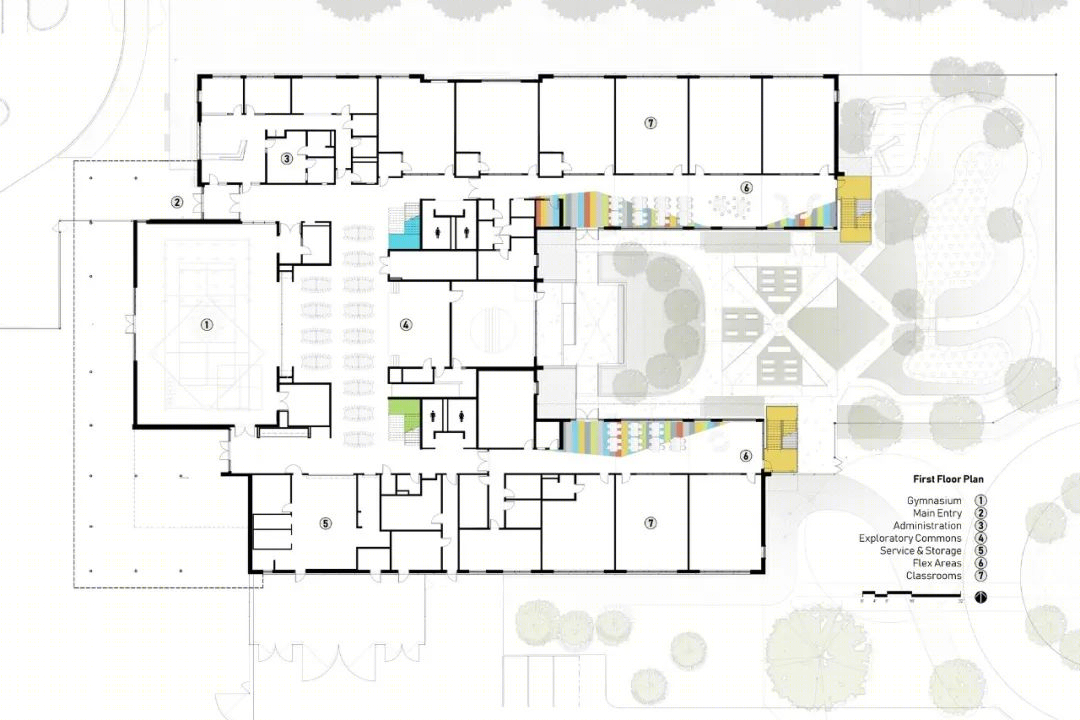 Browns Point 小学的创新设计丨美国丨TCF Architecture-38