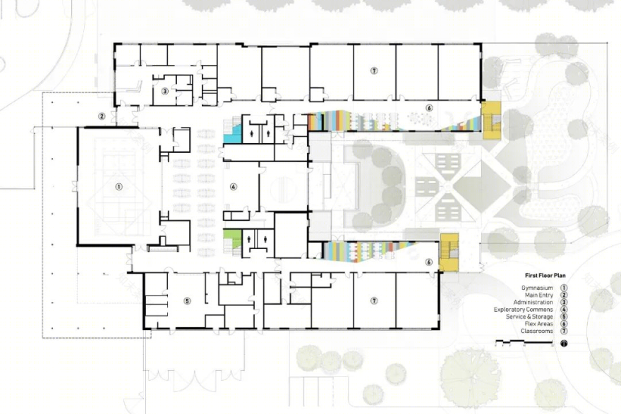 Browns Point 小学的创新设计丨美国丨TCF Architecture-38