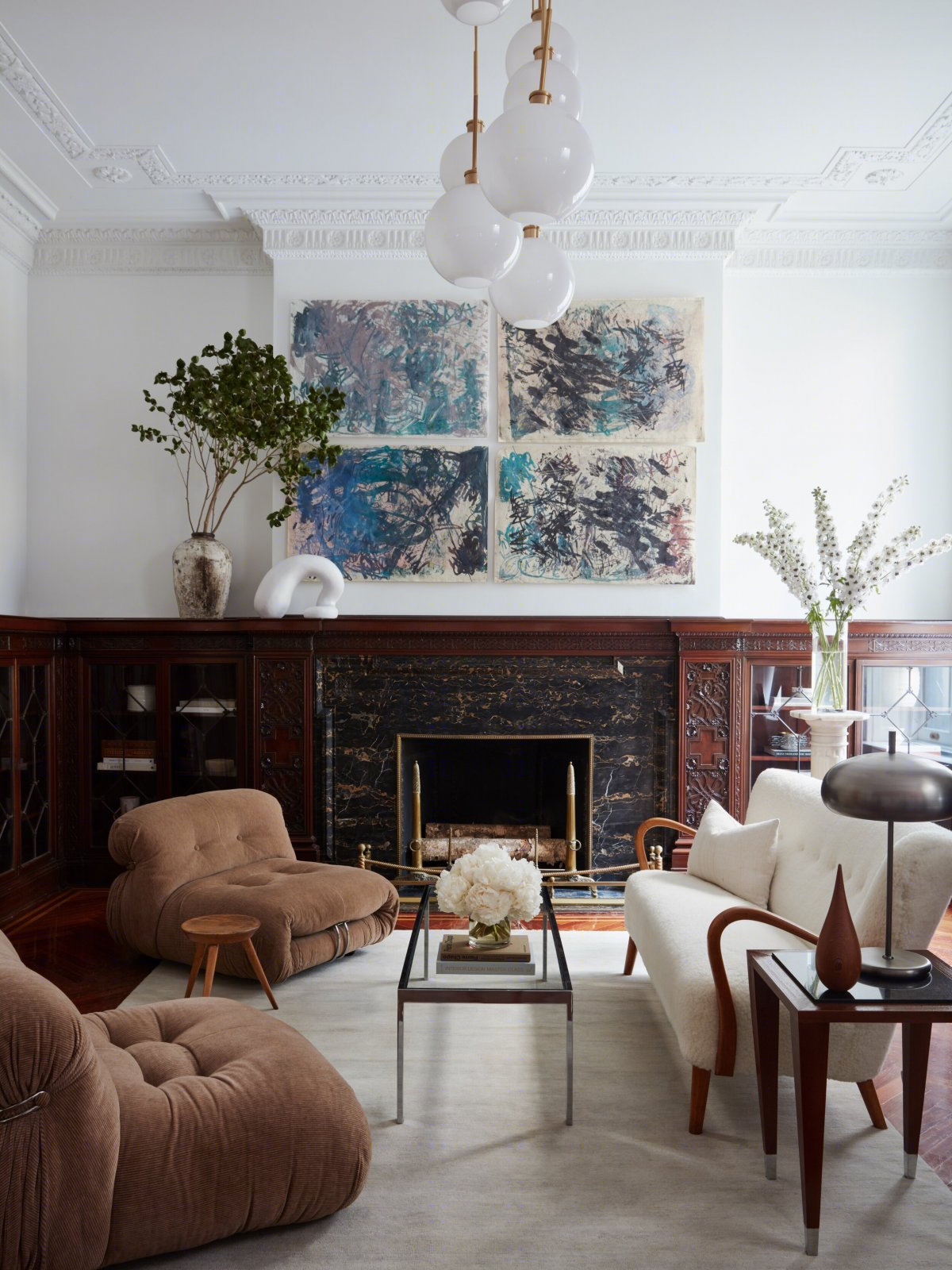 Siriano Interiors 打造纽约曼哈顿中城时尚镇屋-3
