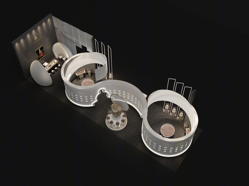 吴成宇丨珠宝店丨三千年珠宝展会空间-4