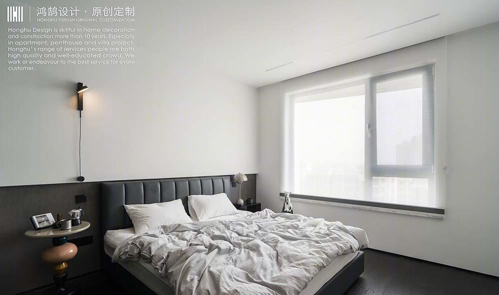 黑白灰现代风公寓设计，鸿鹄设计打造上海舒适家居-22