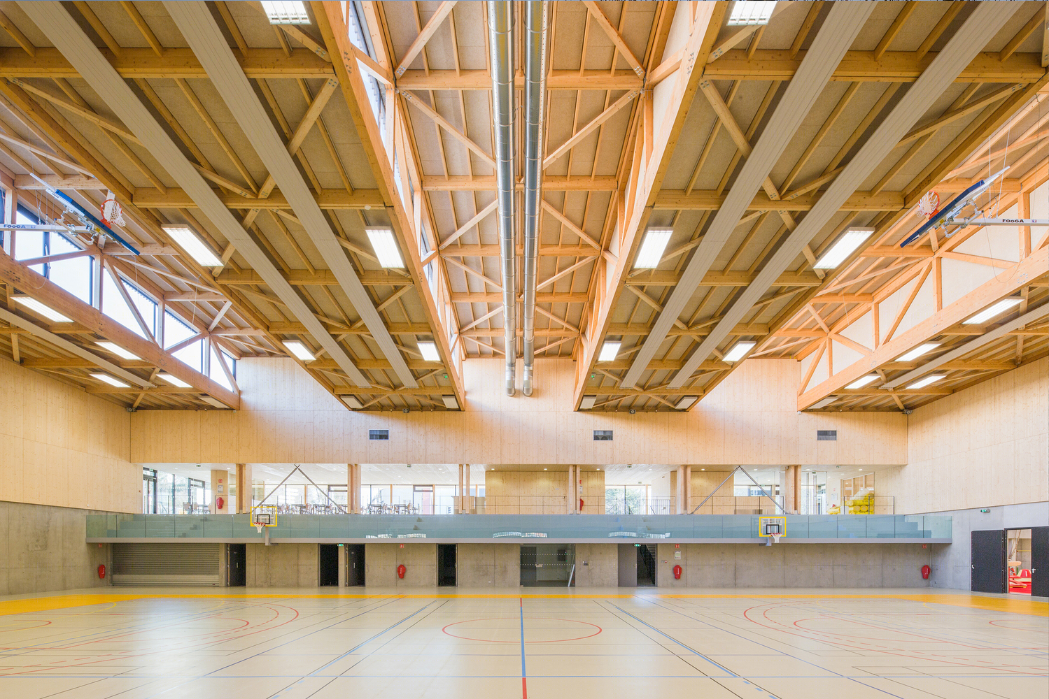 法国 Hacine Cherifi 体育馆丨Tectoniques Architects-61