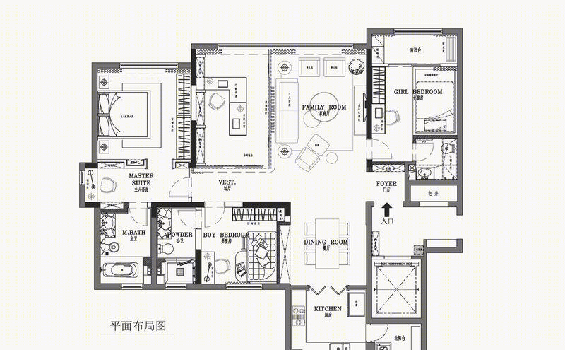 遇见 MUJI | 165 平米四口之家打造时尚天蝎风-21