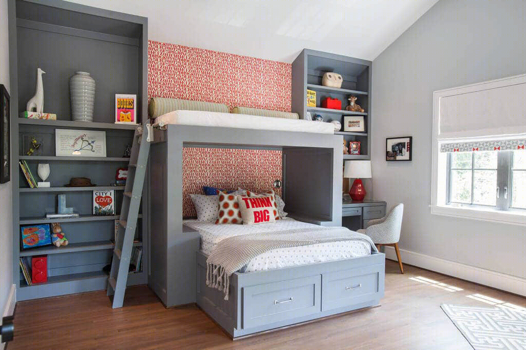 11+ Cool & Creative Queen Bunk Bed Ideas of 2022-8