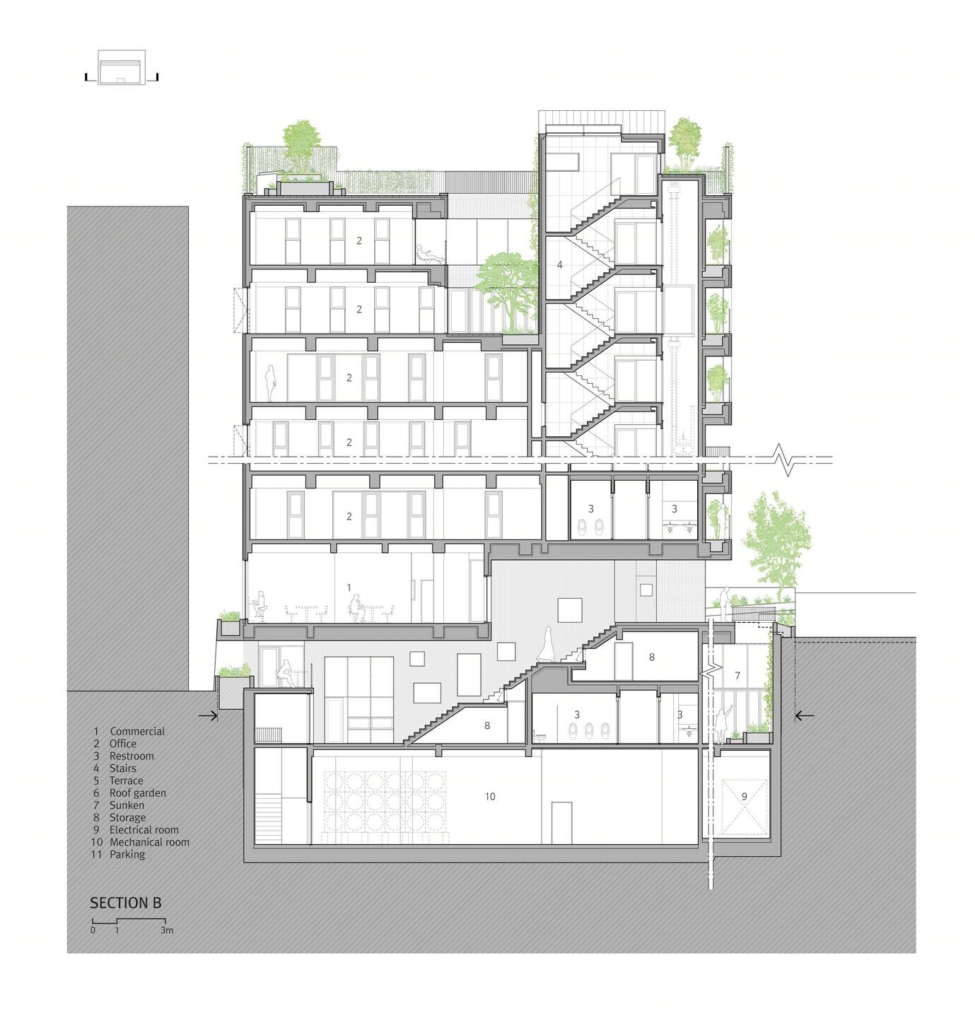 首尔“11 Terrace” · 打造与街道互动的办公空间-44