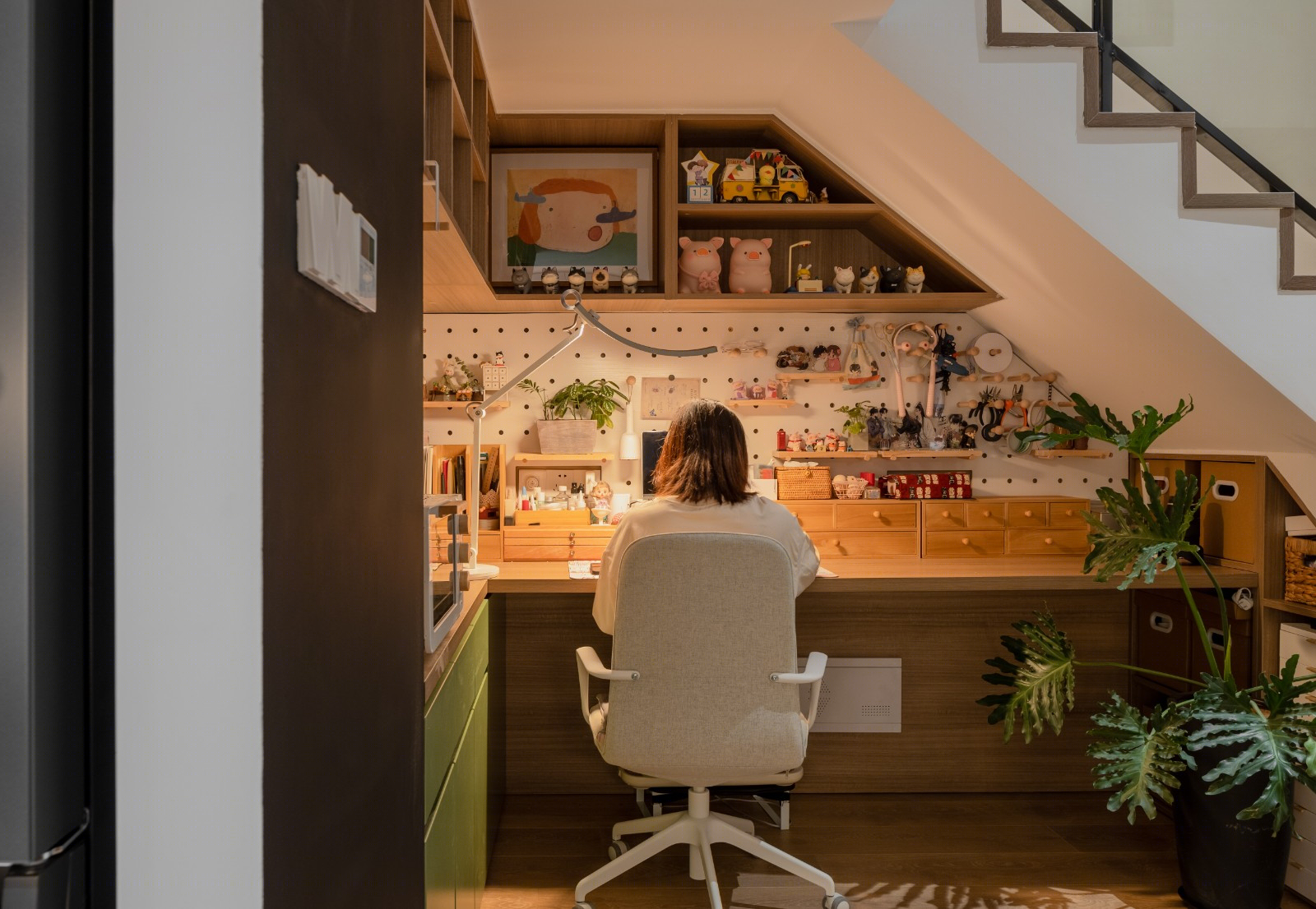 俩人俩猫的温馨小屋 loft公寓-11