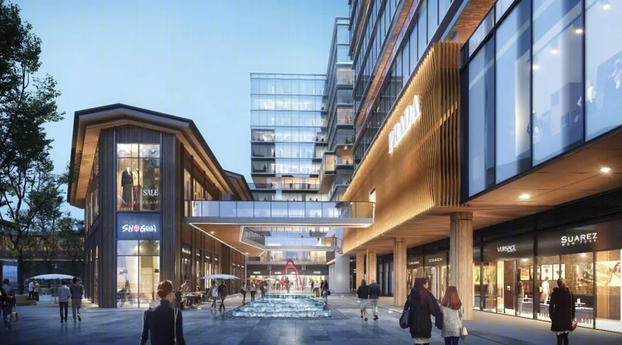 四川成都人居新都木兰镇酒店·生态花园中的现代建筑-37