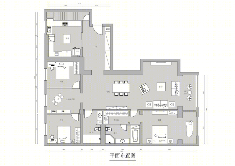 北京首开铂郡现代风格居住空间设计-28