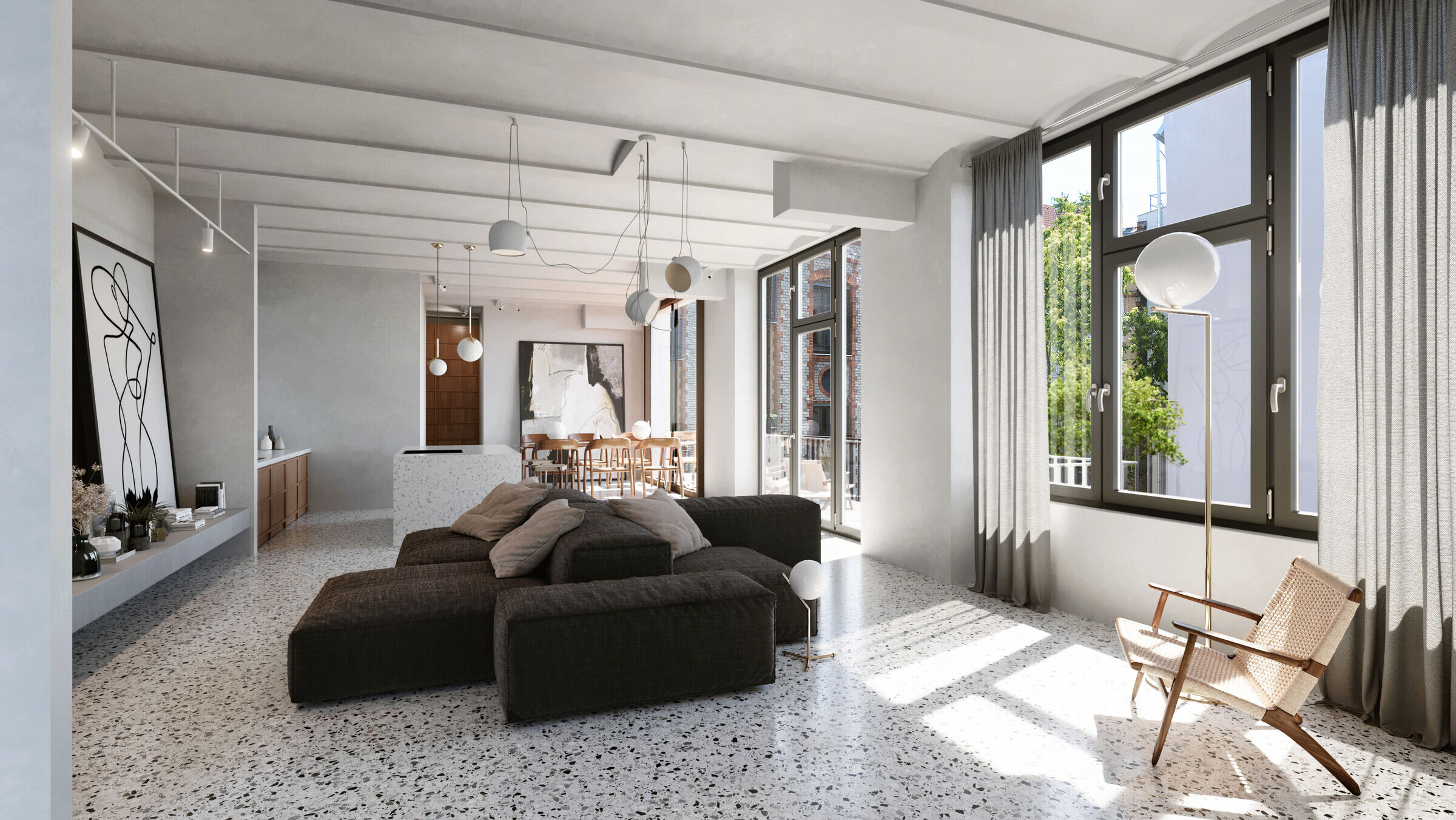 柏林旧厂房公寓设计丨德国柏林丨Hagar Abiri Architecture & Design-5