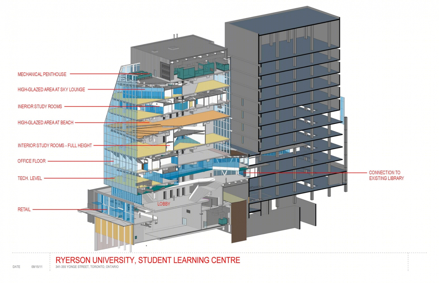 加拿大瑞尔森大学学生学习中心丨Zeidler Partnership Architects,Snøhetta-64