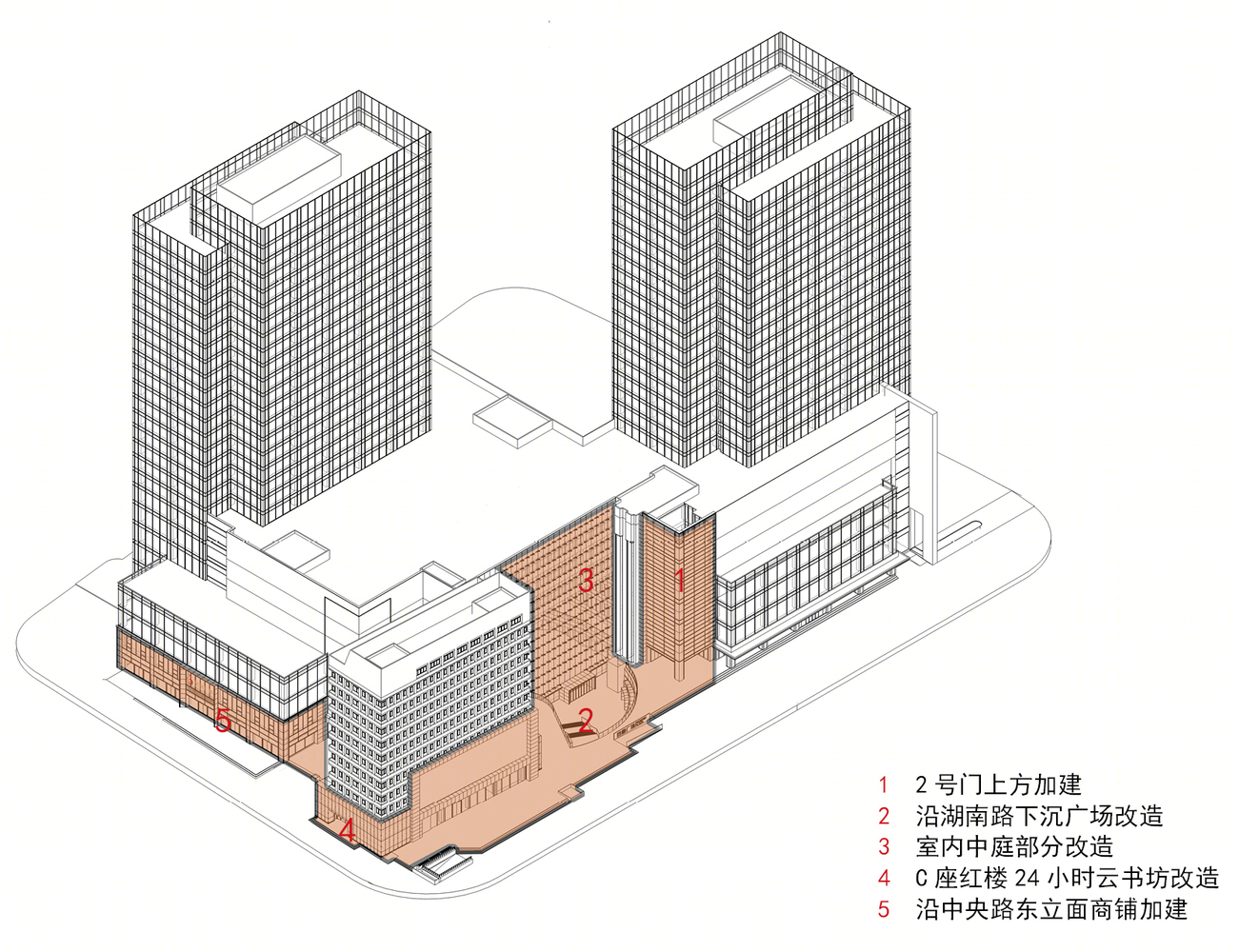 南京邦建都市建筑设计事务所丨南京凤凰广场改造-23