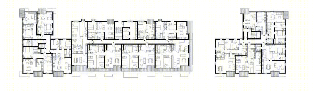 德国杜塞尔多夫 18 层公建化高层住宅 | 多样户型与户外空间-22