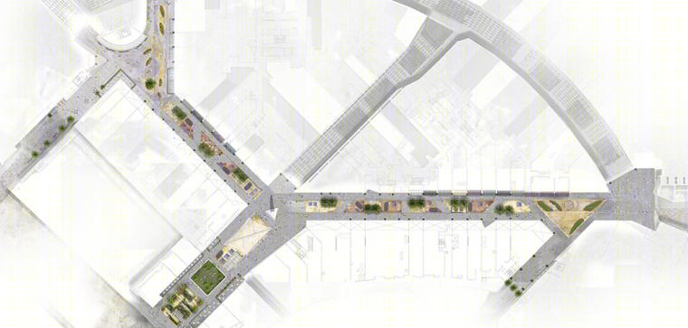 英国 Westfield 街道设计改造，增强空间互动与交流-20