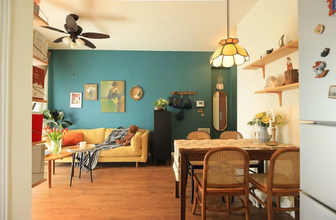 广东撞色复古风的住宅-5