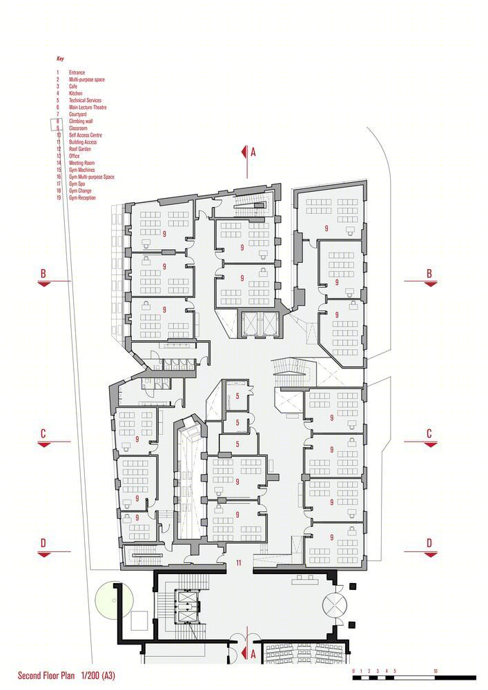 土耳其伊兹密尔经济大学外国语教学楼丨AUDB Architects-62