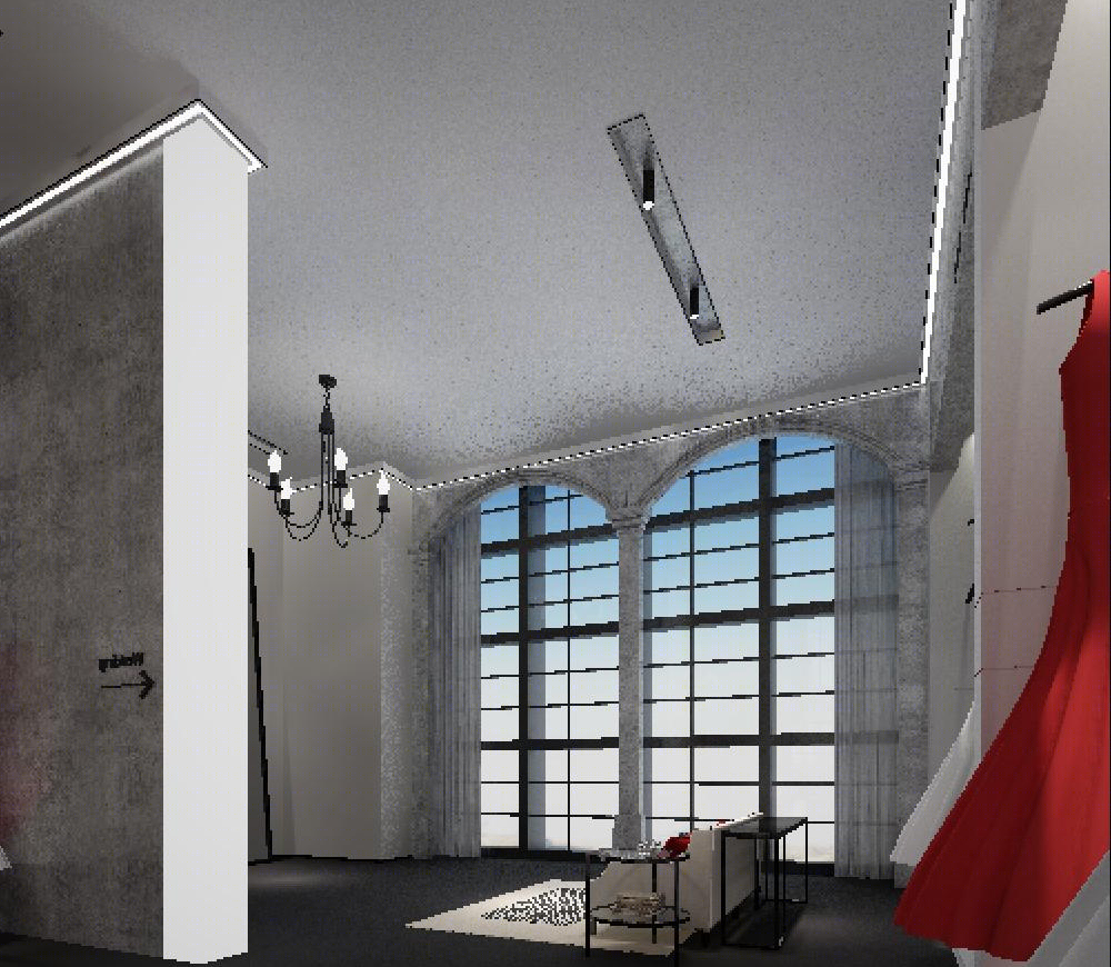 福田保税区英伦风婚纱展厅设计丨中国深圳丨中良装饰设计（深圳）有限公司-9