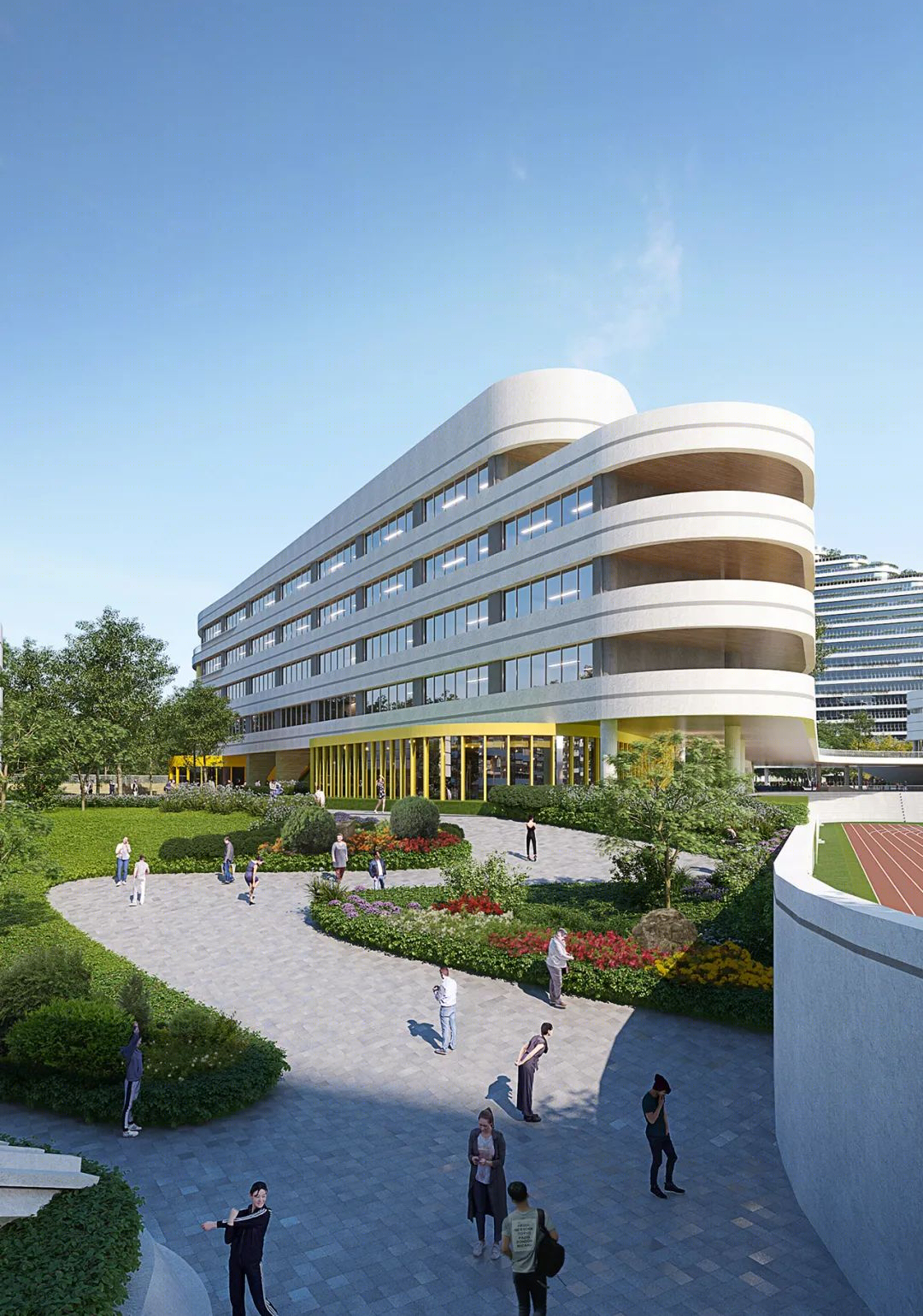 丽水灵山未来社区学校丨中国丽水丨上海思序建筑规划设计有限公司,上海中建建筑设计院有限公司-75