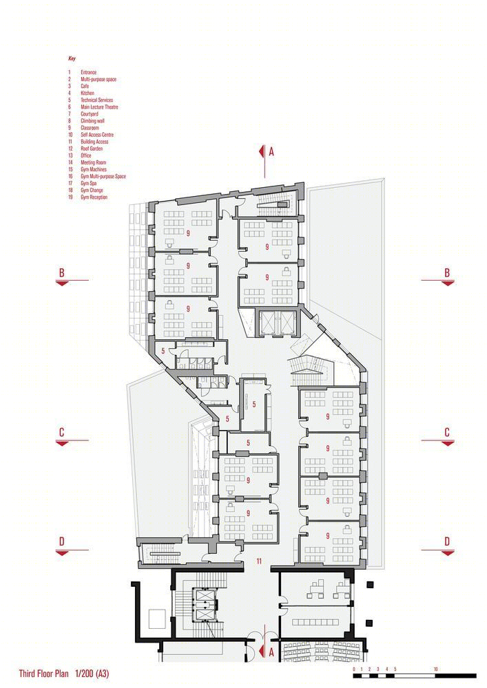 土耳其伊兹密尔经济大学外国语教学楼丨AUDB Architects-63