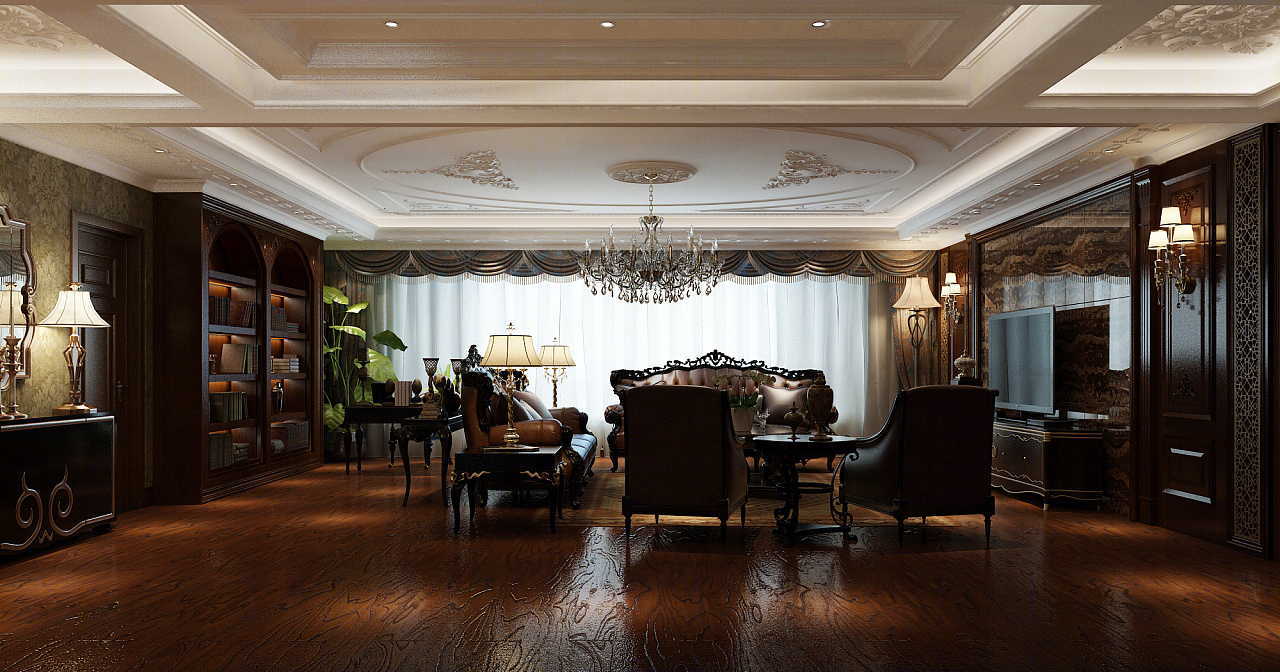 美式古典风，书墨气息浓-3