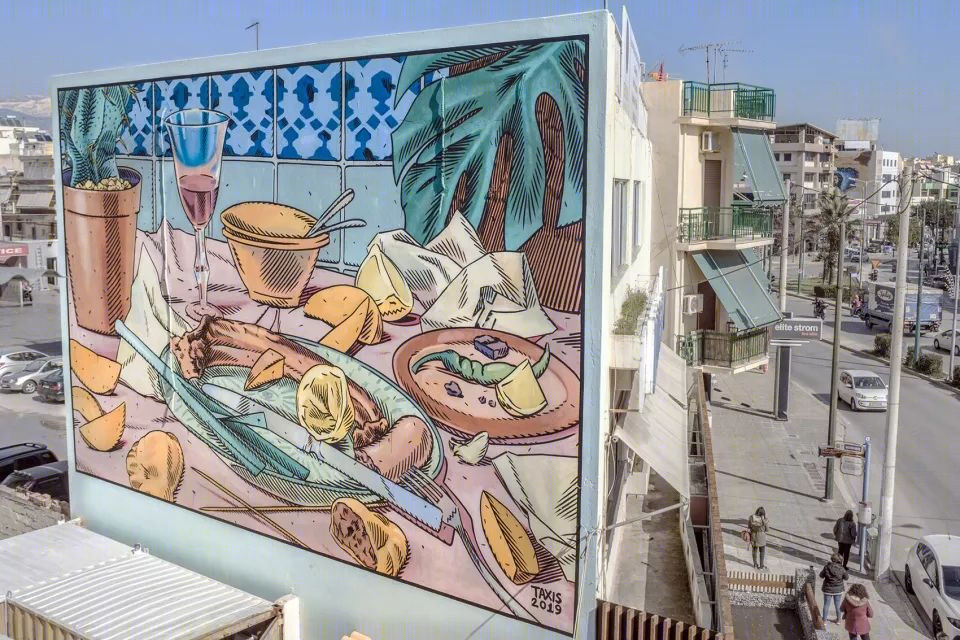 城市情绪——Dimitris Taxis 的街头壁画艺术-7