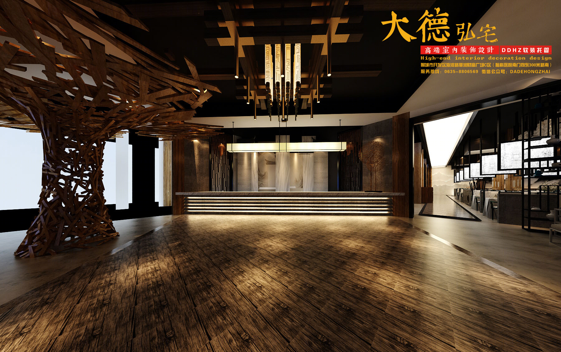 后现代中国风酒店设计惊艳聊城-18