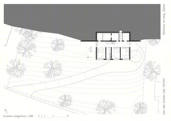 山坡之家丨Gian Salis Architect-22