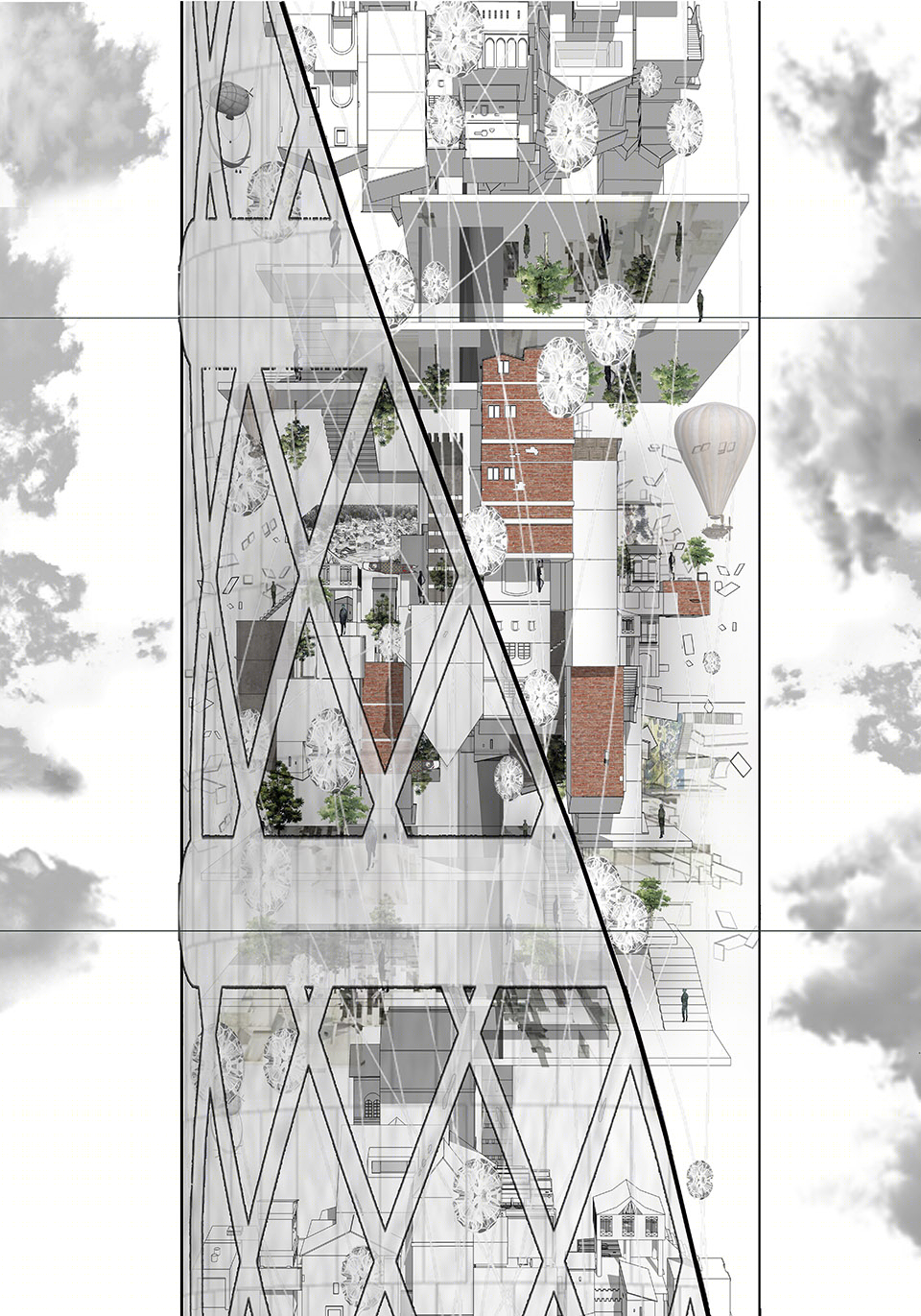 河北工业大学建筑学四年级高层设计展-77