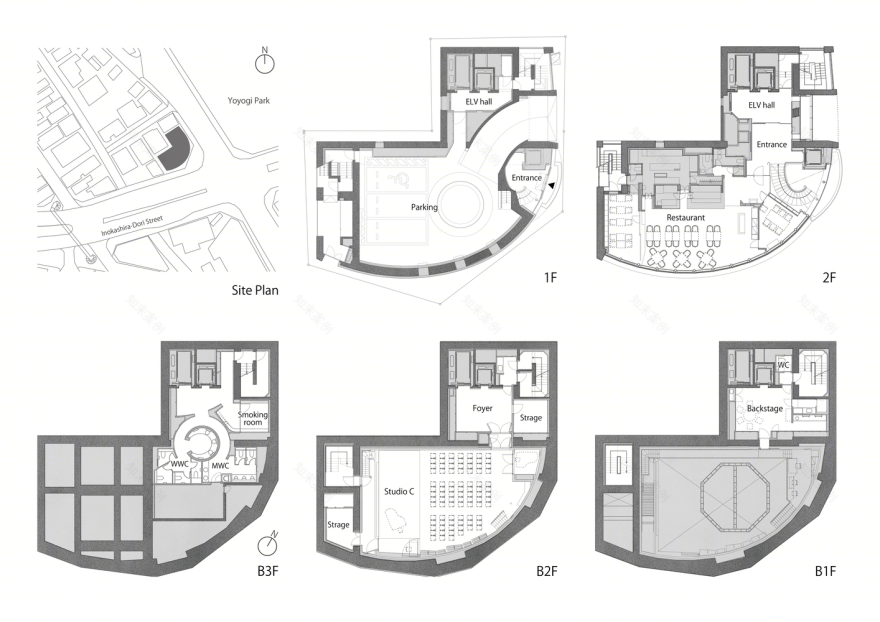 日本 Shibuya Studio Tanta 混合功能建筑-46