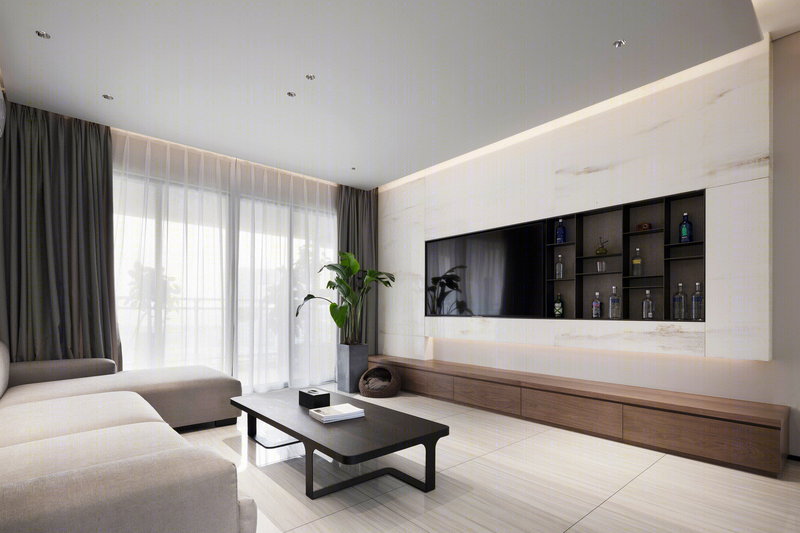 181m²现代极简主义婚房-11