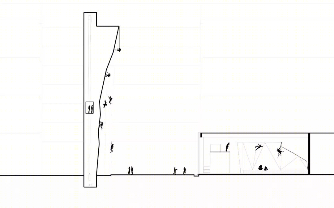 武汉岳家嘴金禾中心攀岩馆 | 建筑与体育的创意融合-15