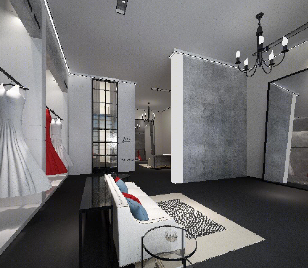 福田保税区英伦风婚纱展厅设计丨中国深圳丨中良装饰设计（深圳）有限公司-18