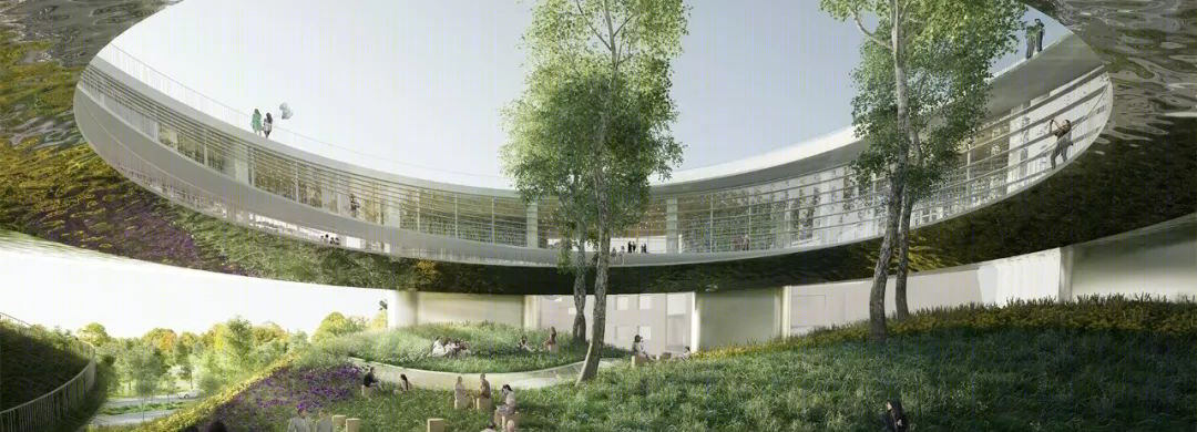 环状云山 · 仁川松岛国际城新公共图书馆设计丨韩国丨HOTT 建筑事务所-3