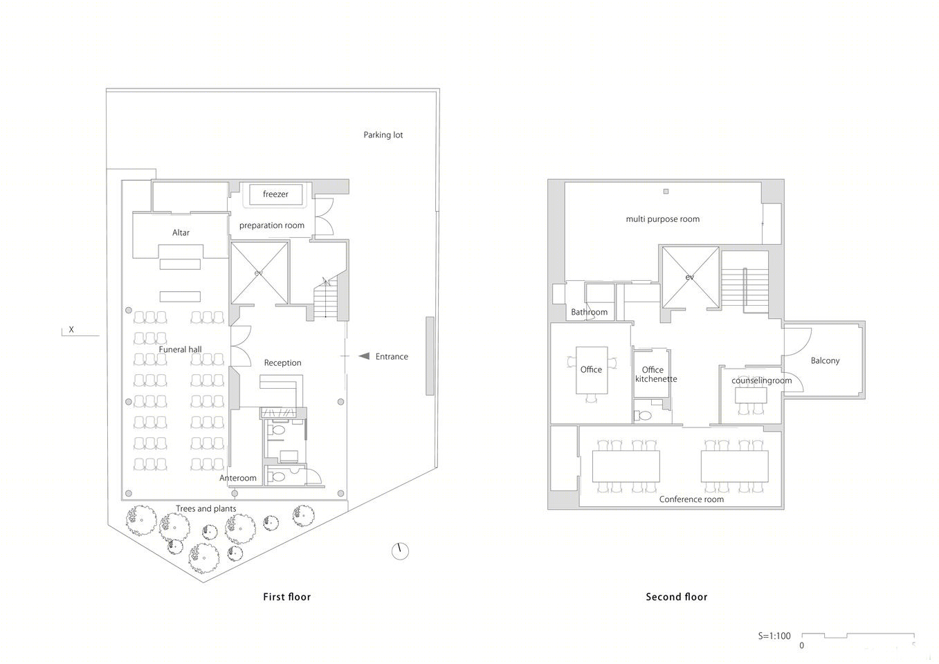 日本兵库县殡仪馆丨eleven nine interior design office-22