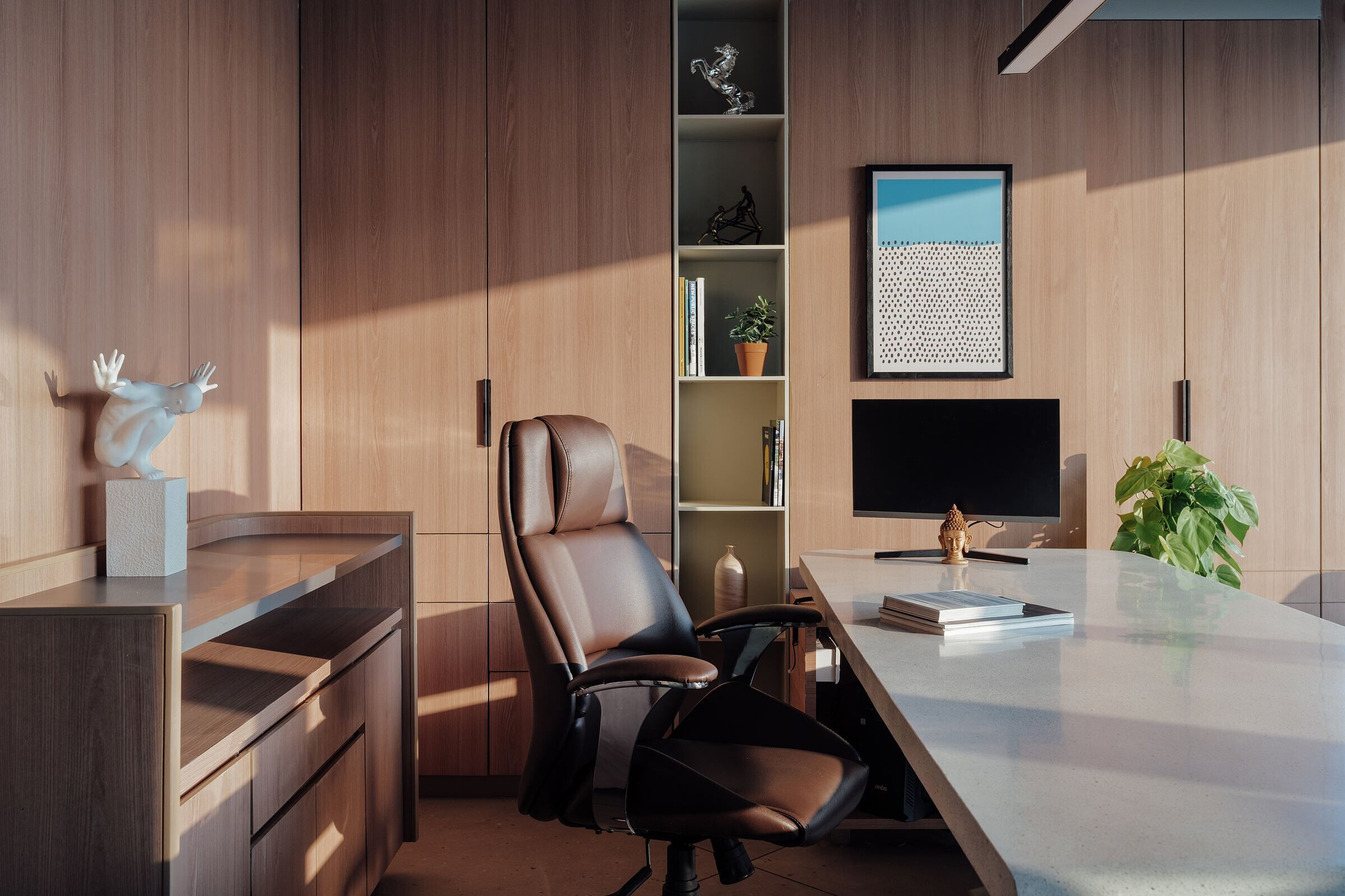 曙光办公室 · 东方光线下的现代与自然融合丨印度丨ADDA Architects-19