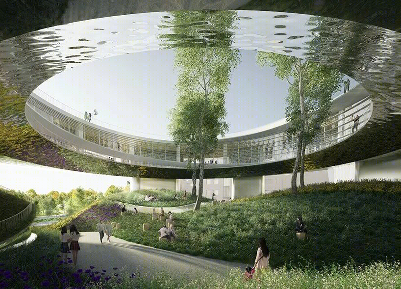 环状云山 · 仁川松岛国际城新公共图书馆设计丨韩国丨HOTT 建筑事务所-12