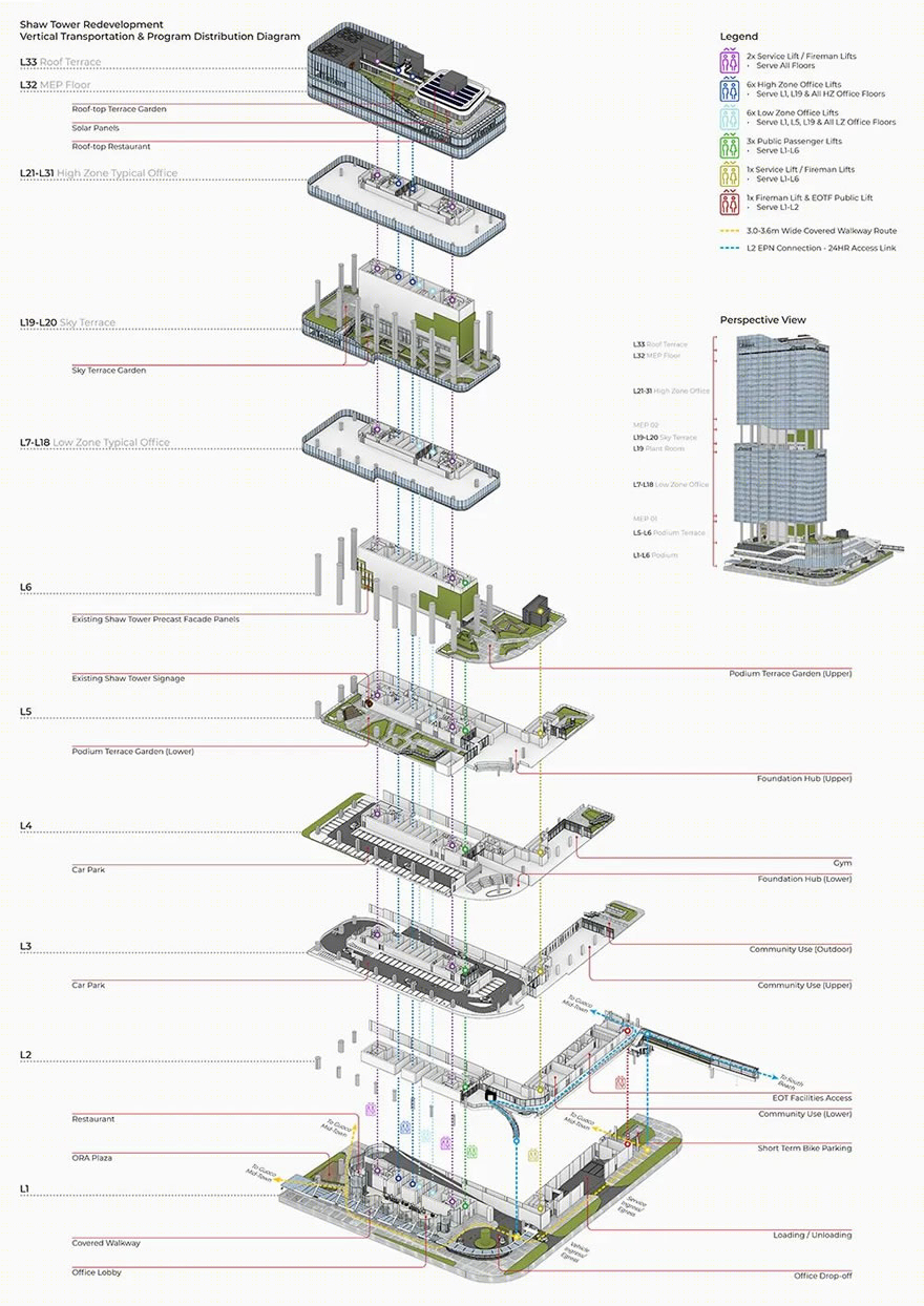 新加坡邵氏大厦重建项目丨Aedas-33