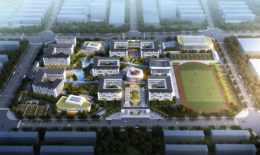 巩义市实验高级中学方案设计丨中国河南丨哈尔滨工业大学建筑设计研究院中原分院-0