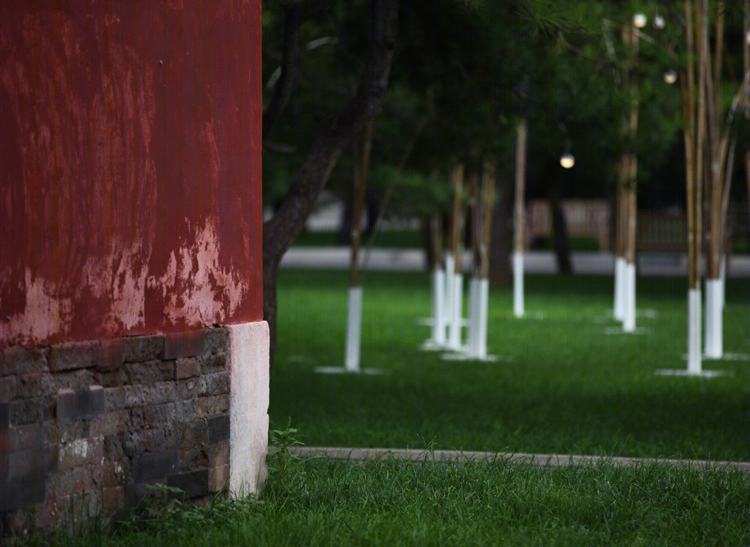 "向上"竹构空间 | 2012 北京地坛灯光节-18